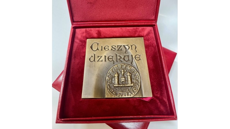 Okolicznościowy medal miasta Cieszyna za osiągnięcia w dziedzinie twórczości artystycznej, upowszechniania i ochrony kultury